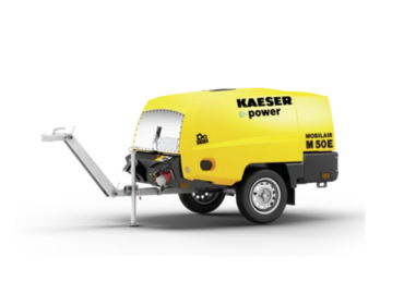M50E portable compressor with electric motor
